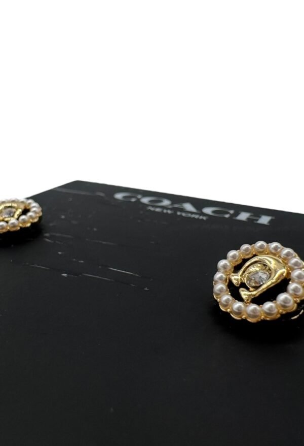 COACH -  PEARL EARRINGS - Image 5
